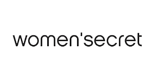 Logotipo de women’secret en letras negras minúsculas sobre fondo transparente. Laura G.Arias.